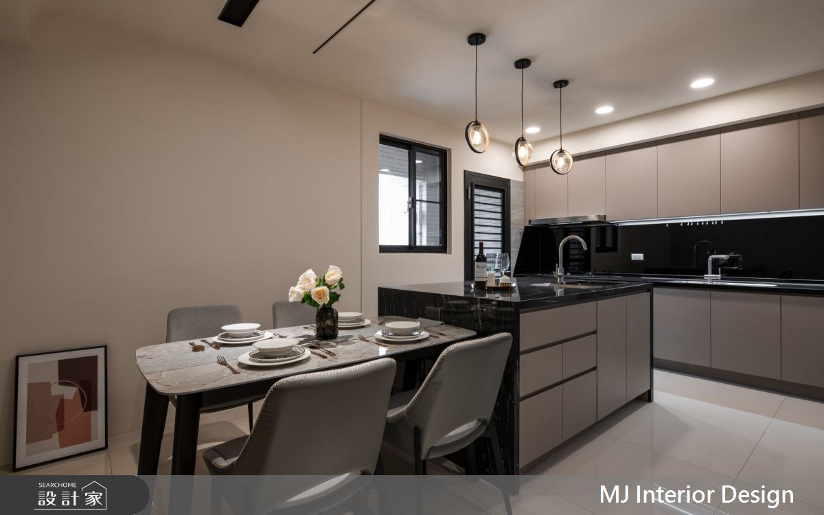 30坪新成屋(5年以下)＿現代簡約風餐廳廚房中島案例圖片＿銘家室內設計＿銘家_28之11