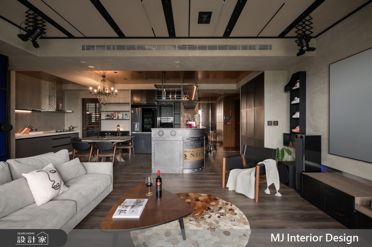 27坪中古屋(5~15年)＿英倫工業風玄關客廳餐廳廚房案例圖片＿銘家室內設計＿銘家_31之5