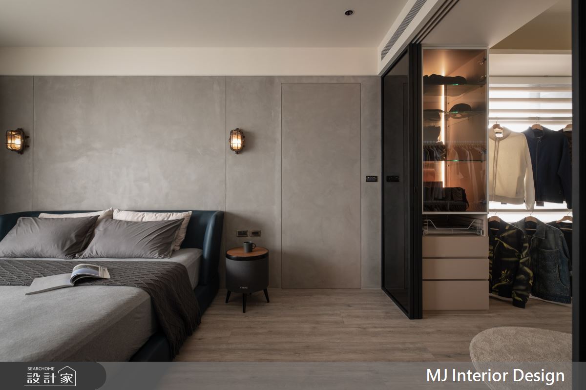 27坪中古屋(5~15年)＿英倫工業風臥室更衣間案例圖片＿銘家室內設計＿銘家_31之15