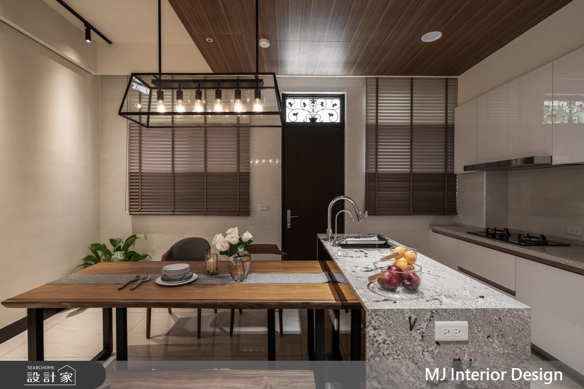 75坪新成屋(5年以下)＿現代休閒風餐廳廚房中島案例圖片＿銘家室內設計＿銘家_34之8