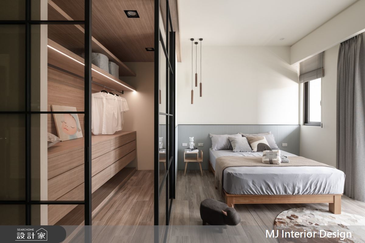 75坪新成屋(5年以下)＿現代休閒風臥室更衣間案例圖片＿銘家室內設計＿銘家_34之16