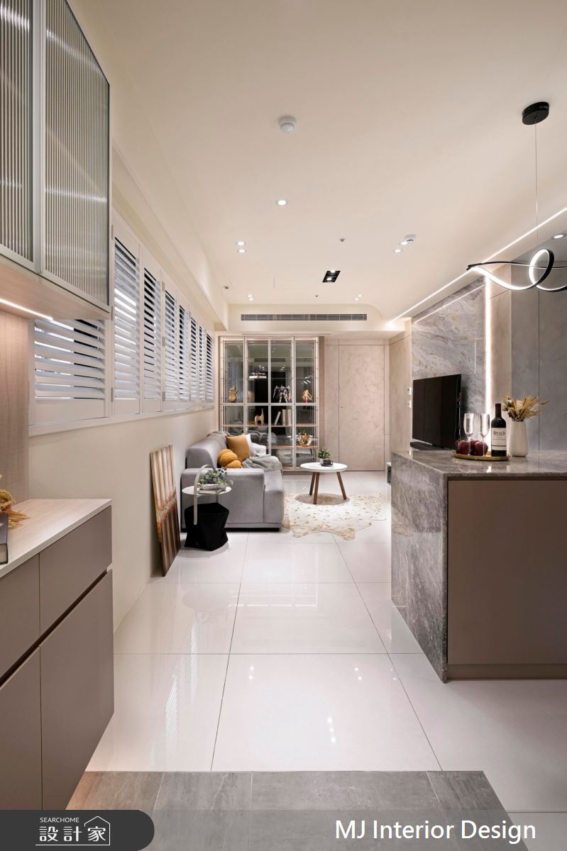 25坪新成屋(5年以下)＿現代風客廳餐廳中島案例圖片＿銘家室內設計＿銘家_35之4
