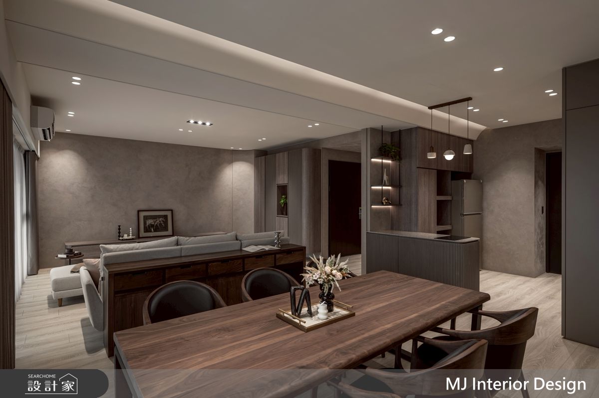 31坪新古屋(10年以下)＿侘寂藝術風玄關客廳餐廳中島案例圖片＿銘家室內設計＿銘家_38之9