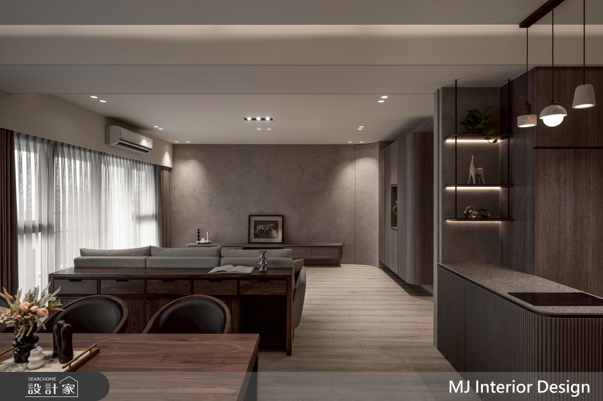 31坪新古屋(10年以下)＿侘寂藝術風客廳餐廳中島案例圖片＿銘家室內設計＿銘家_38之10