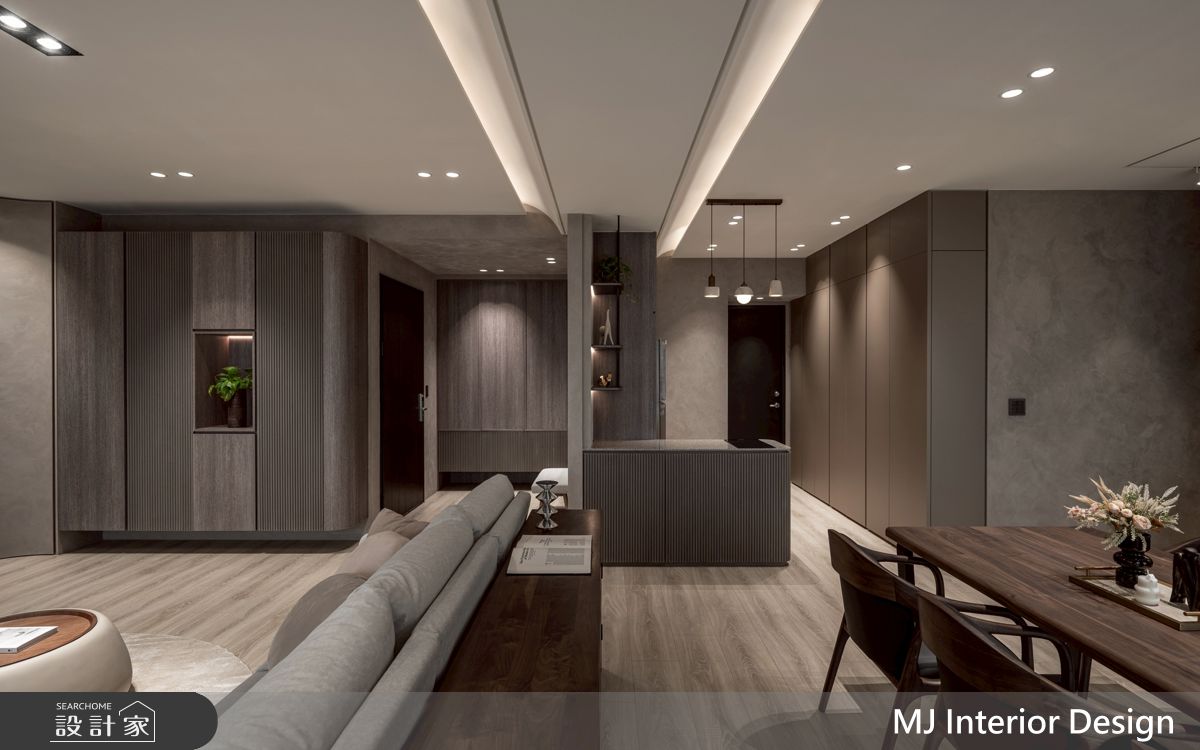 31坪新古屋(10年以下)＿侘寂藝術風玄關客廳餐廳中島案例圖片＿銘家室內設計＿銘家_38之7