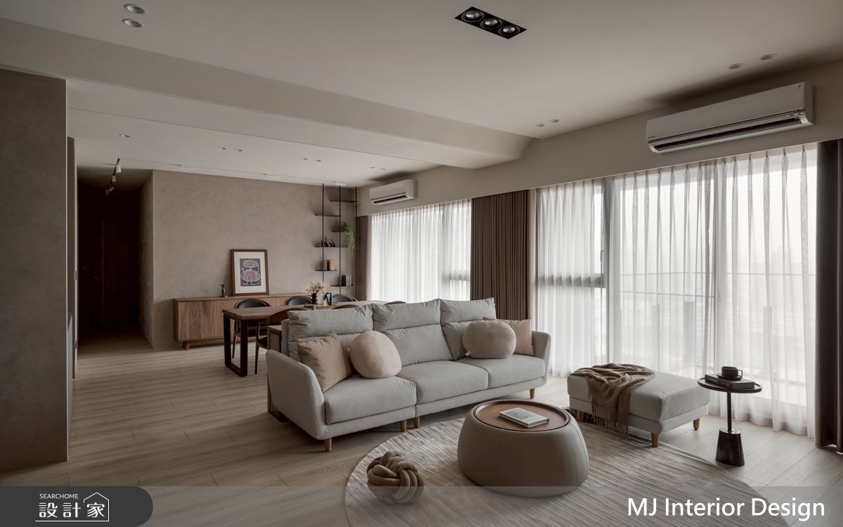 31坪新古屋(10年以下)＿侘寂藝術風客廳餐廳案例圖片＿銘家室內設計＿銘家_38之1