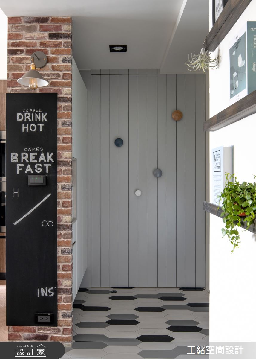 35坪新成屋(5年以下)＿北歐風玄關案例圖片＿工緒空間設計＿工緒_10之1