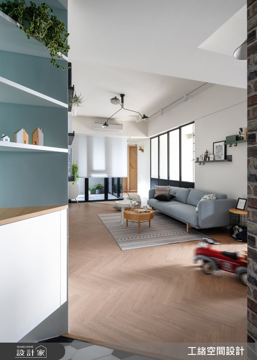 35坪新成屋(5年以下)＿北歐風客廳案例圖片＿工緒空間設計＿工緒_10之2
