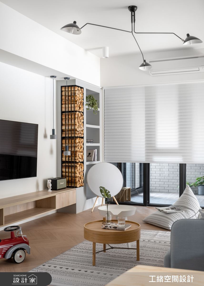 35坪新成屋(5年以下)＿北歐風客廳案例圖片＿工緒空間設計＿工緒_10之4