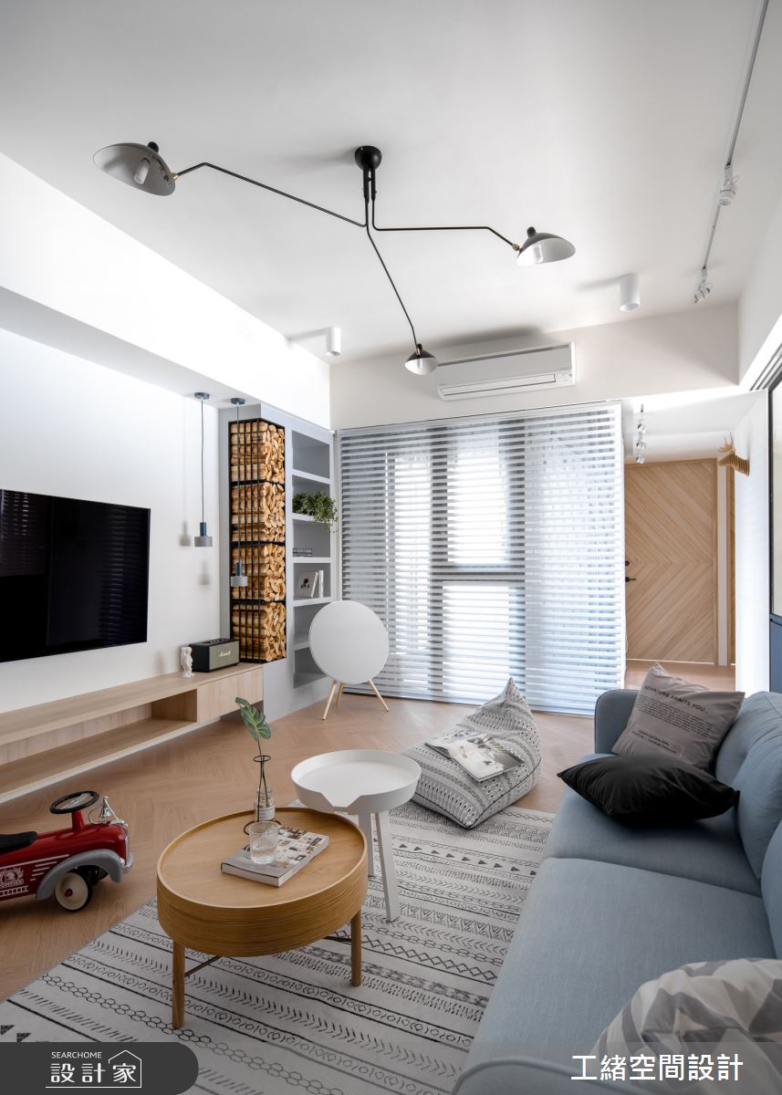 35坪新成屋(5年以下)＿北歐風客廳案例圖片＿工緒空間設計＿工緒_10之5