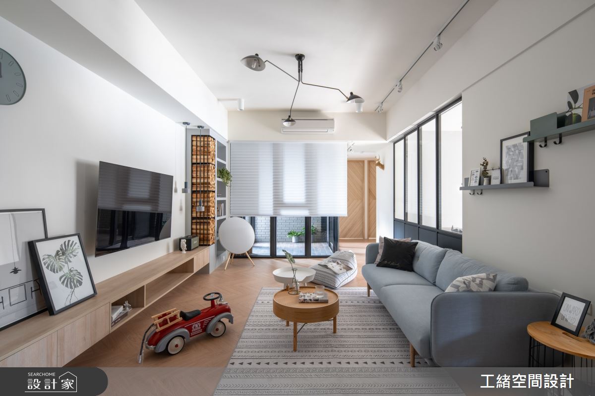 35坪新成屋(5年以下)＿北歐風客廳案例圖片＿工緒空間設計＿工緒_10之10
