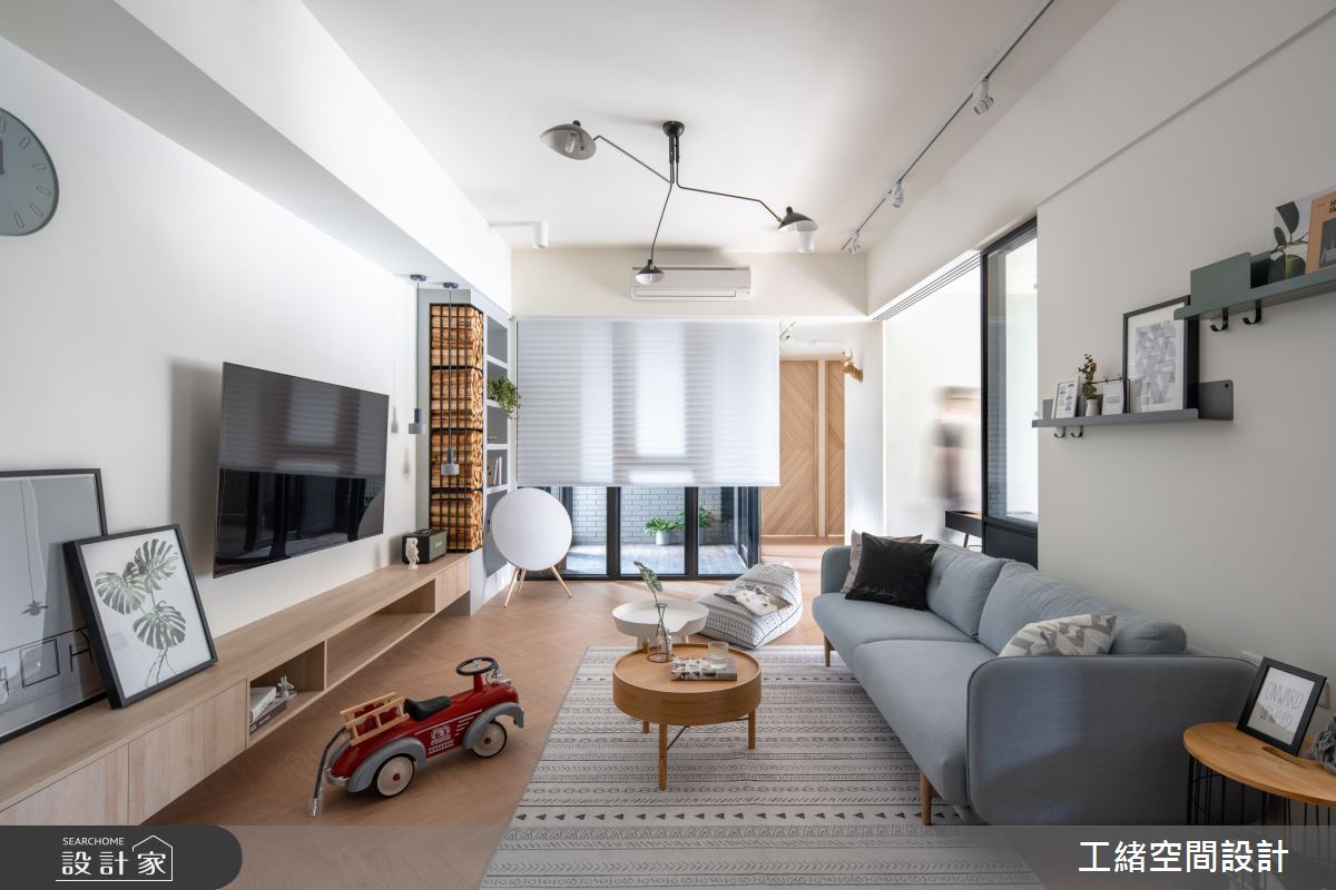 35坪新成屋(5年以下)＿北歐風客廳案例圖片＿工緒空間設計＿工緒_10之11