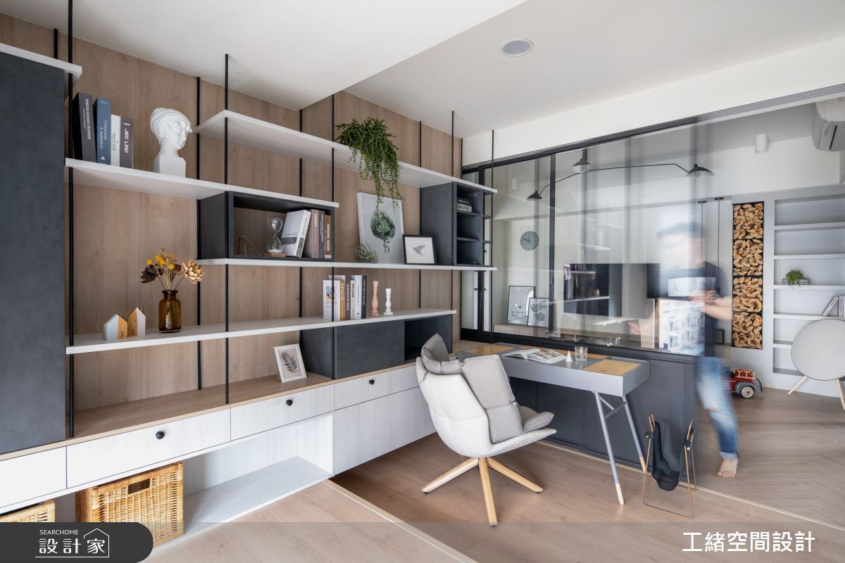 35坪新成屋(5年以下)＿北歐風書房案例圖片＿工緒空間設計＿工緒_10之18