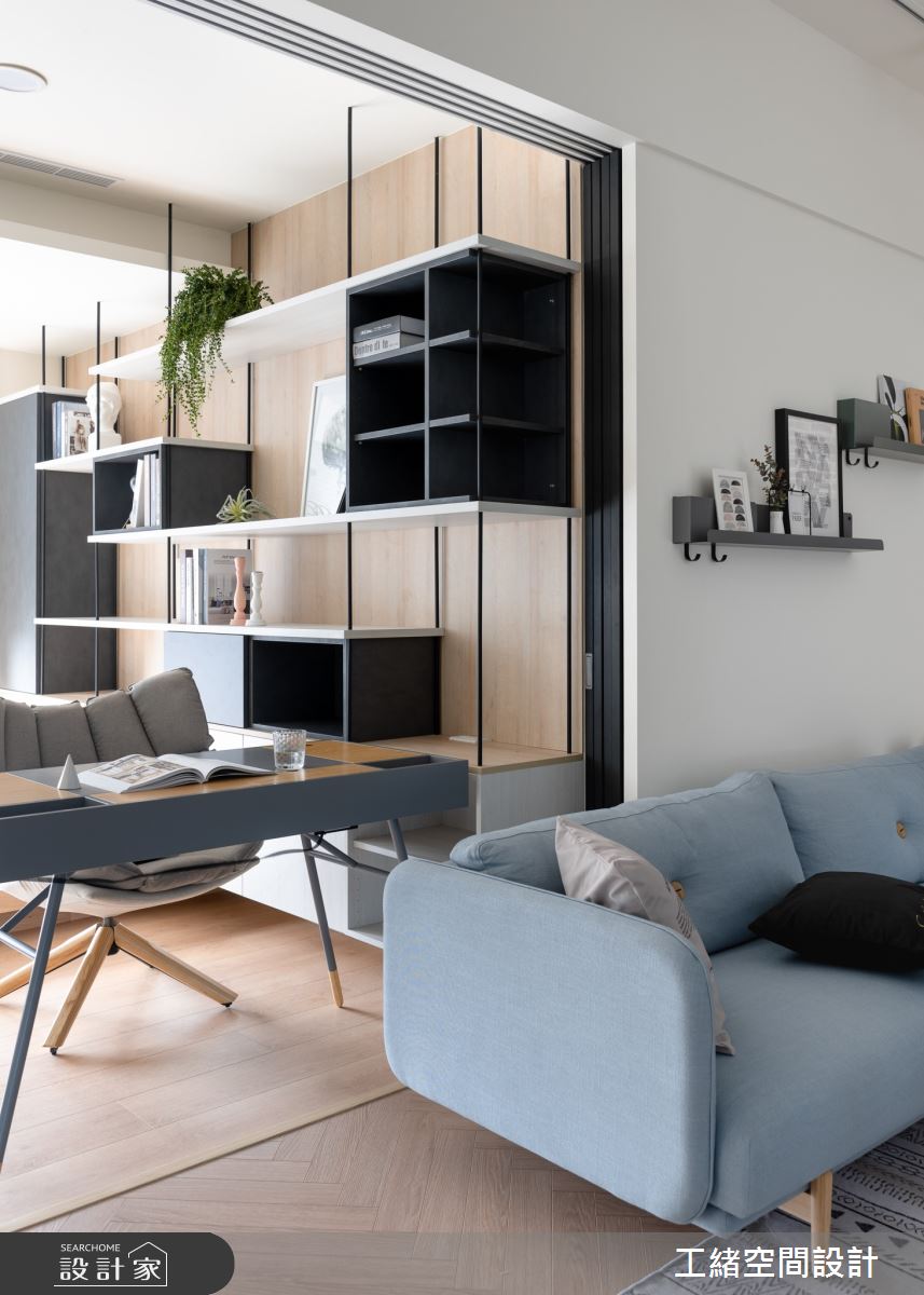 35坪新成屋(5年以下)＿北歐風書房案例圖片＿工緒空間設計＿工緒_10之20