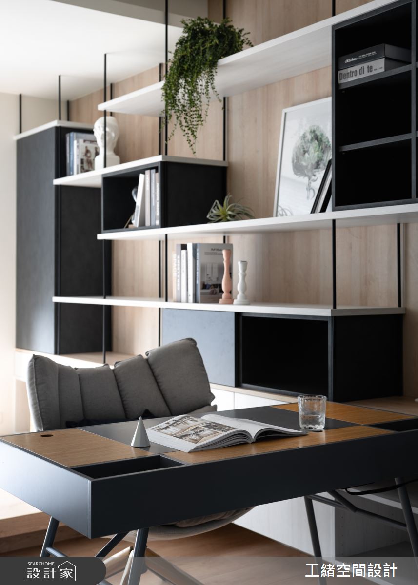 35坪新成屋(5年以下)＿北歐風書房案例圖片＿工緒空間設計＿工緒_10之22