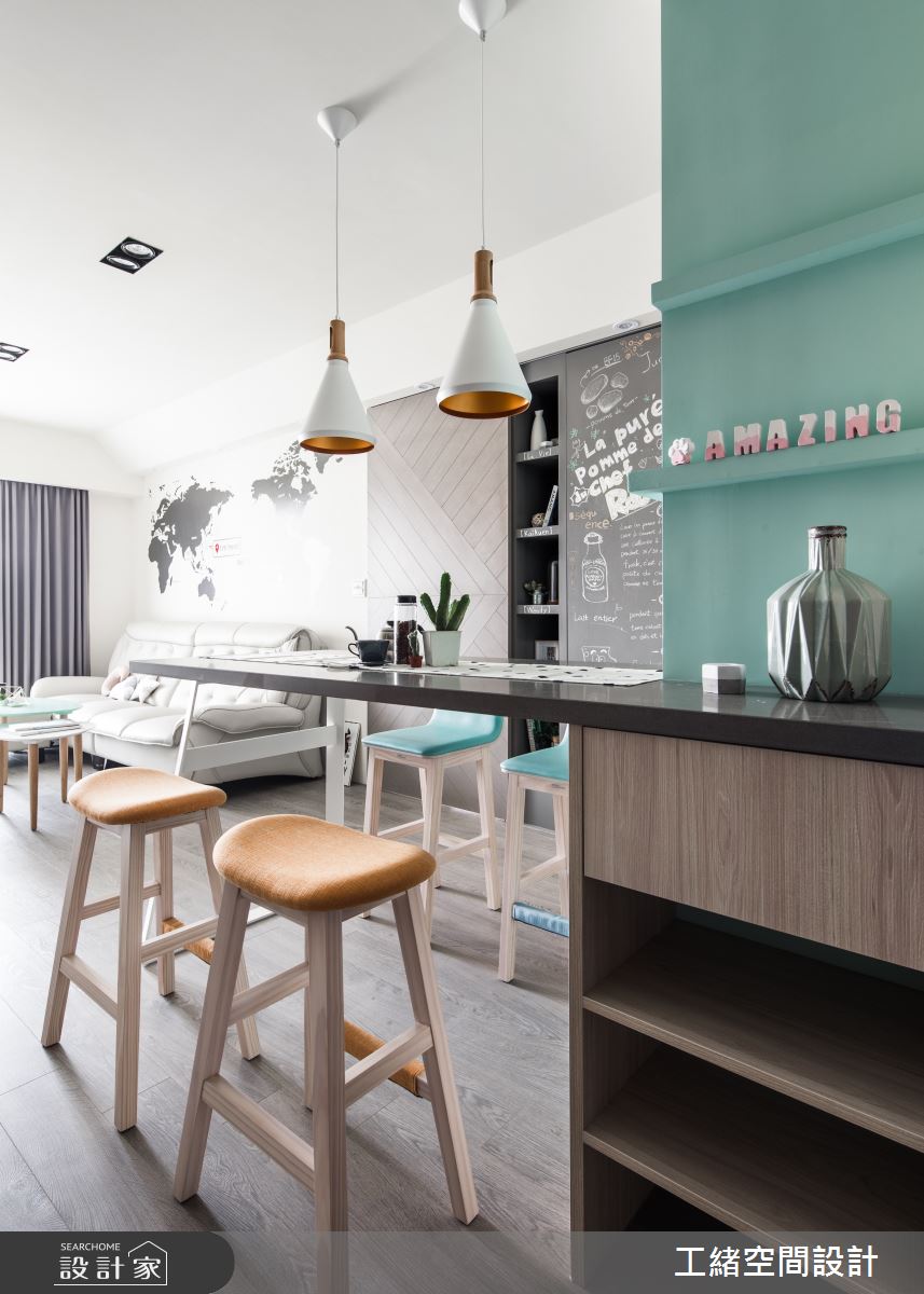 25坪新成屋(5年以下)＿北歐風餐廳案例圖片＿工緒空間設計＿工緒_01之3