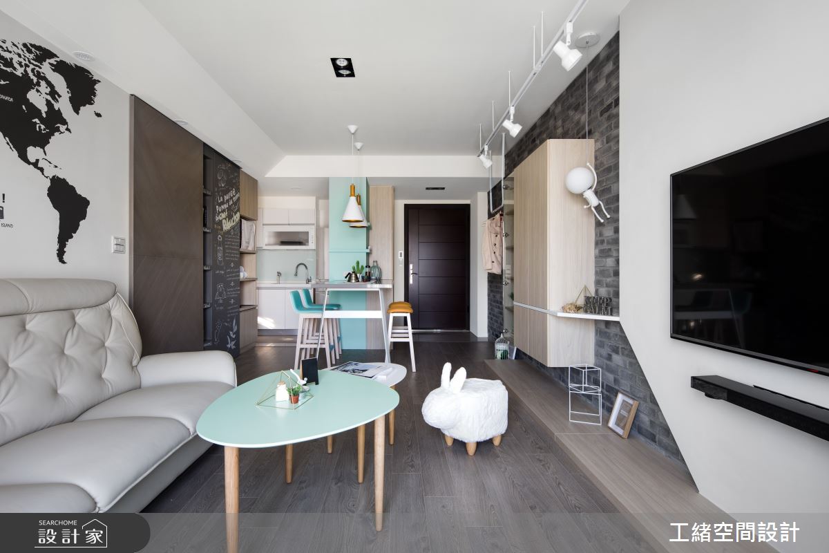 25坪新成屋(5年以下)＿北歐風案例圖片＿工緒空間設計＿工緒_01之9