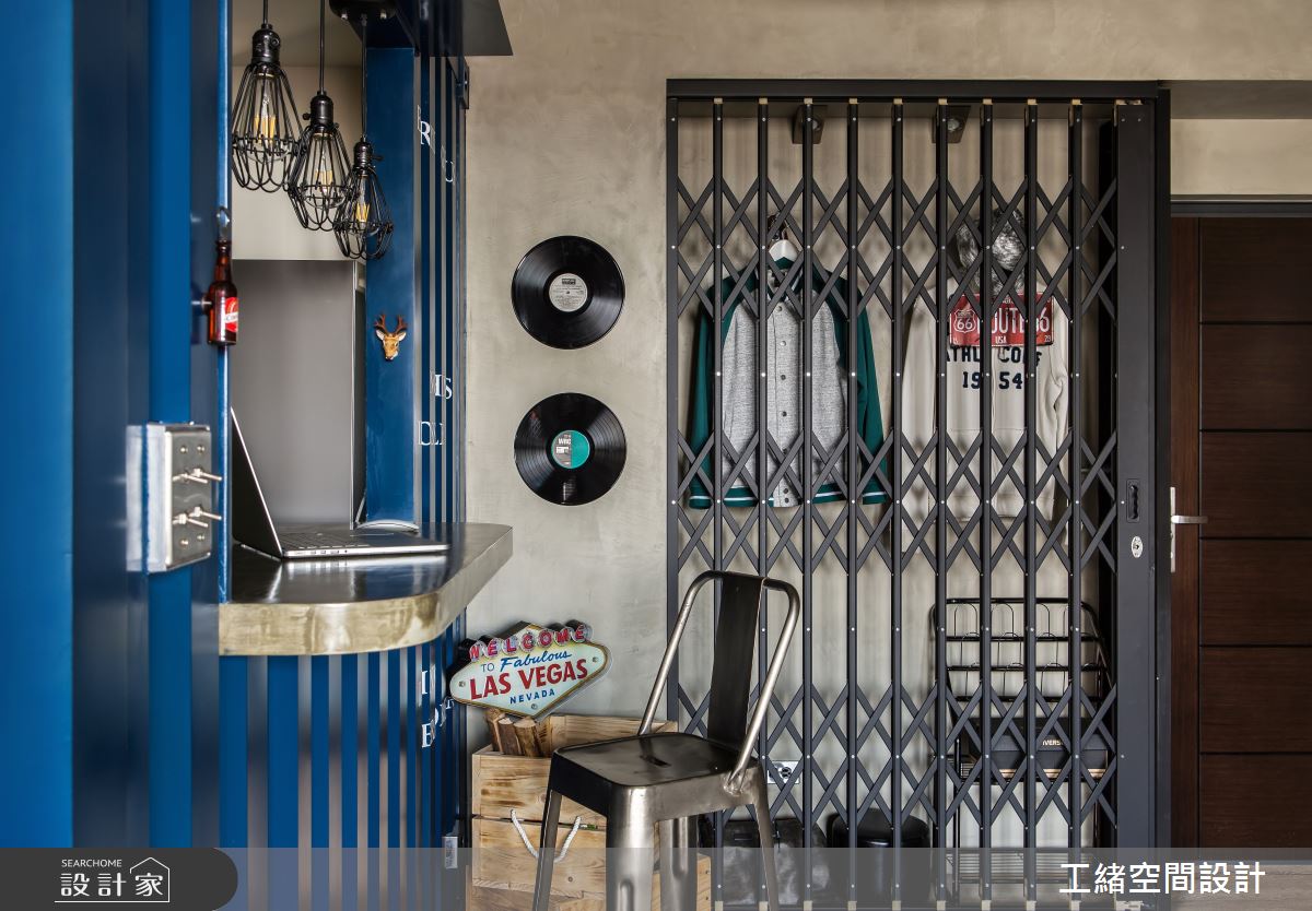 25坪新成屋(5年以下)＿輕工業風吧檯案例圖片＿工緒空間設計＿工緒_03之1