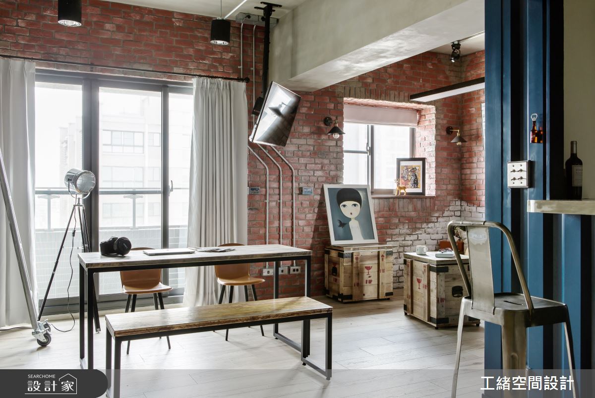 25坪新成屋(5年以下)＿輕工業風餐廳案例圖片＿工緒空間設計＿工緒_03之6
