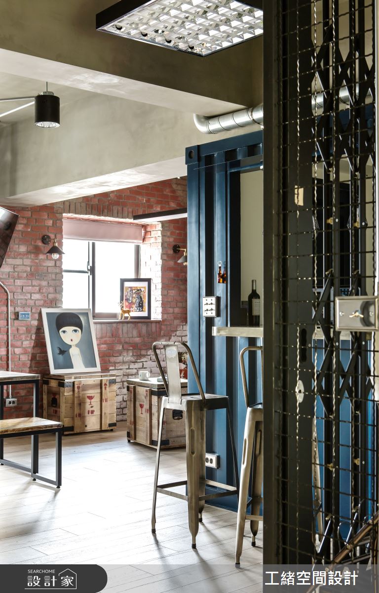 25坪新成屋(5年以下)＿輕工業風吧檯案例圖片＿工緒空間設計＿工緒_03之7