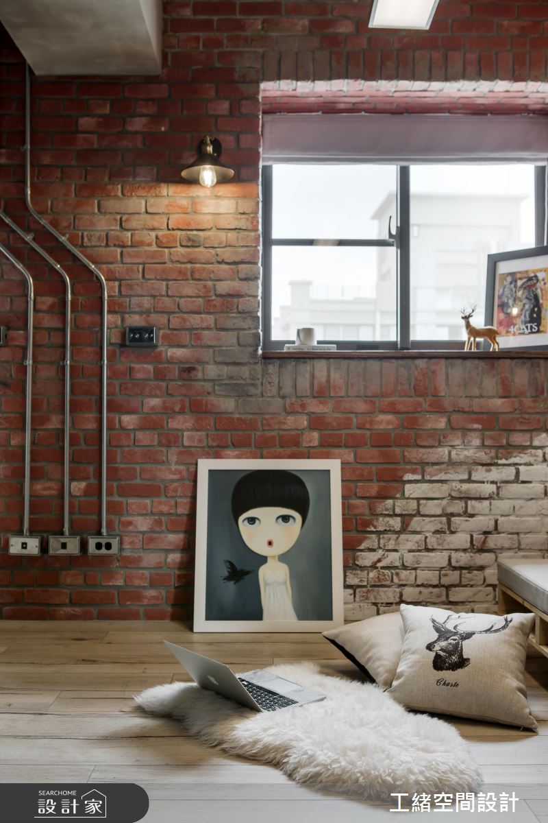 25坪新成屋(5年以下)＿輕工業風客廳案例圖片＿工緒空間設計＿工緒_03之12