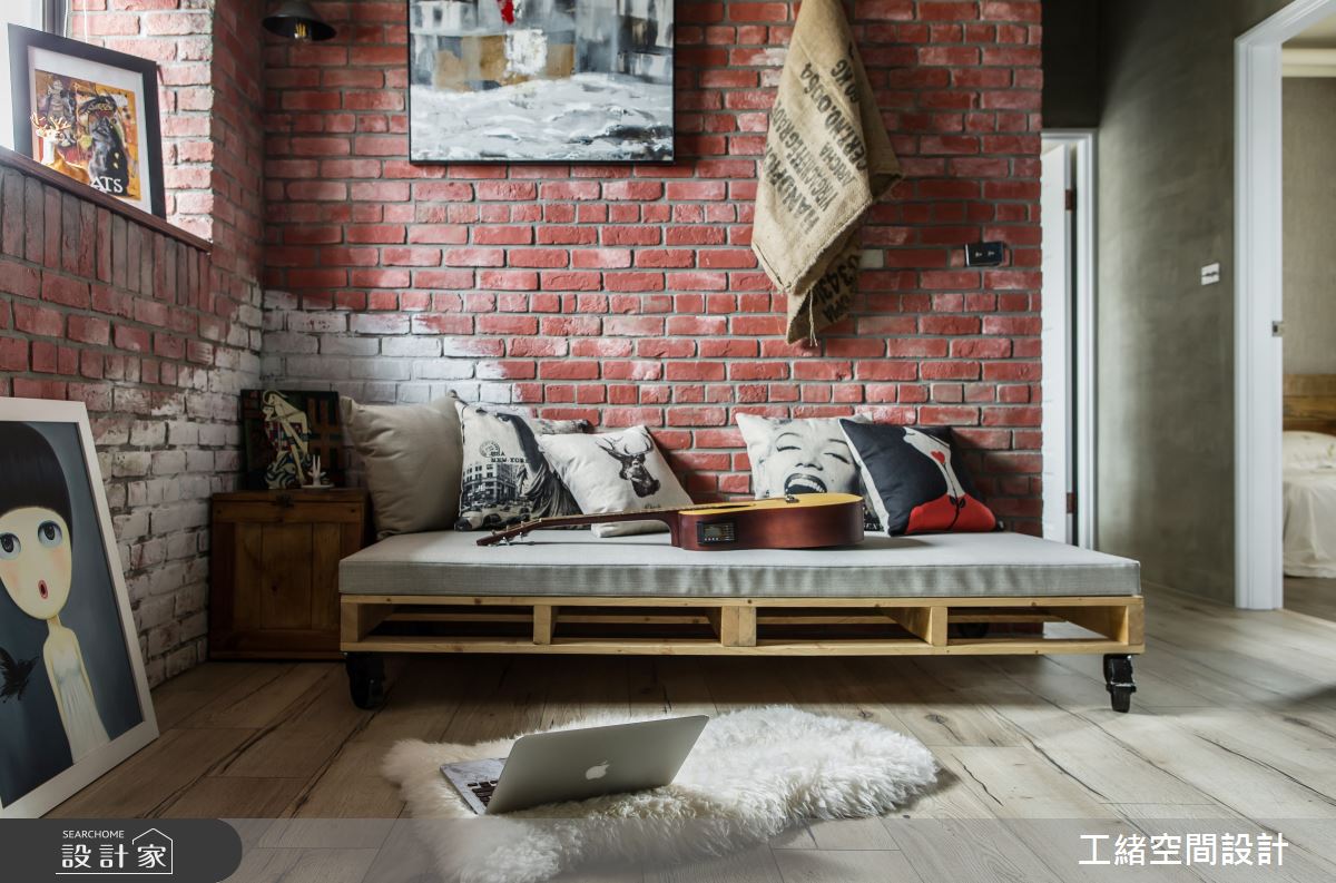 25坪新成屋(5年以下)＿輕工業風客廳案例圖片＿工緒空間設計＿工緒_03之10