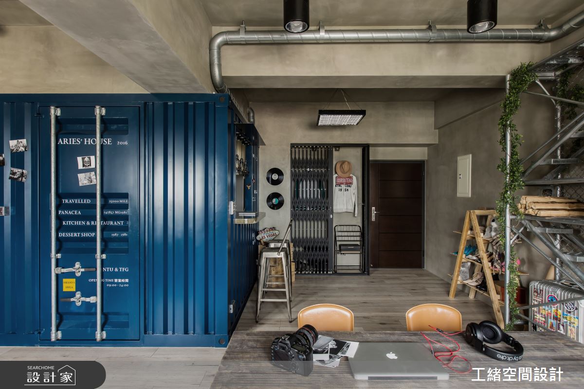 25坪新成屋(5年以下)＿輕工業風吧檯案例圖片＿工緒空間設計＿工緒_03之15