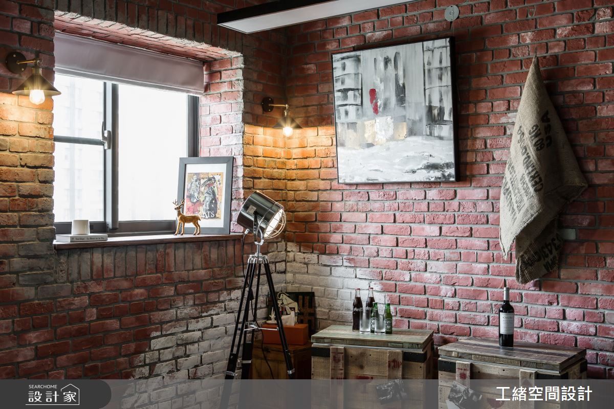 25坪新成屋(5年以下)＿輕工業風客廳案例圖片＿工緒空間設計＿工緒_03之11