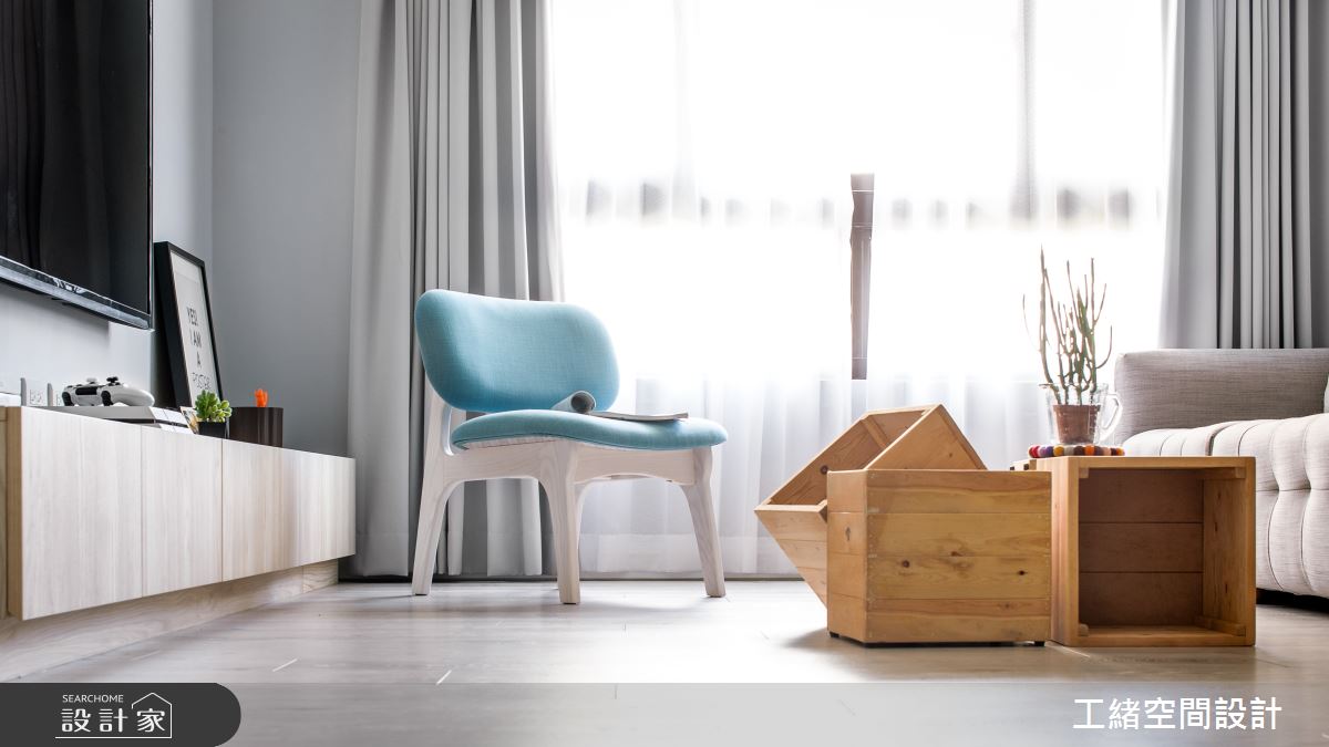 25坪新成屋(5年以下)＿北歐風客廳案例圖片＿工緒空間設計＿工緒_04之10