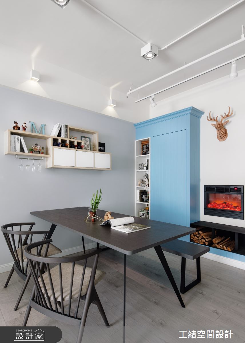 25坪新成屋(5年以下)＿北歐風餐廳案例圖片＿工緒空間設計＿工緒_04之13