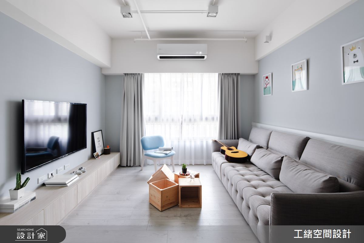25坪新成屋(5年以下)＿北歐風客廳案例圖片＿工緒空間設計＿工緒_04之7