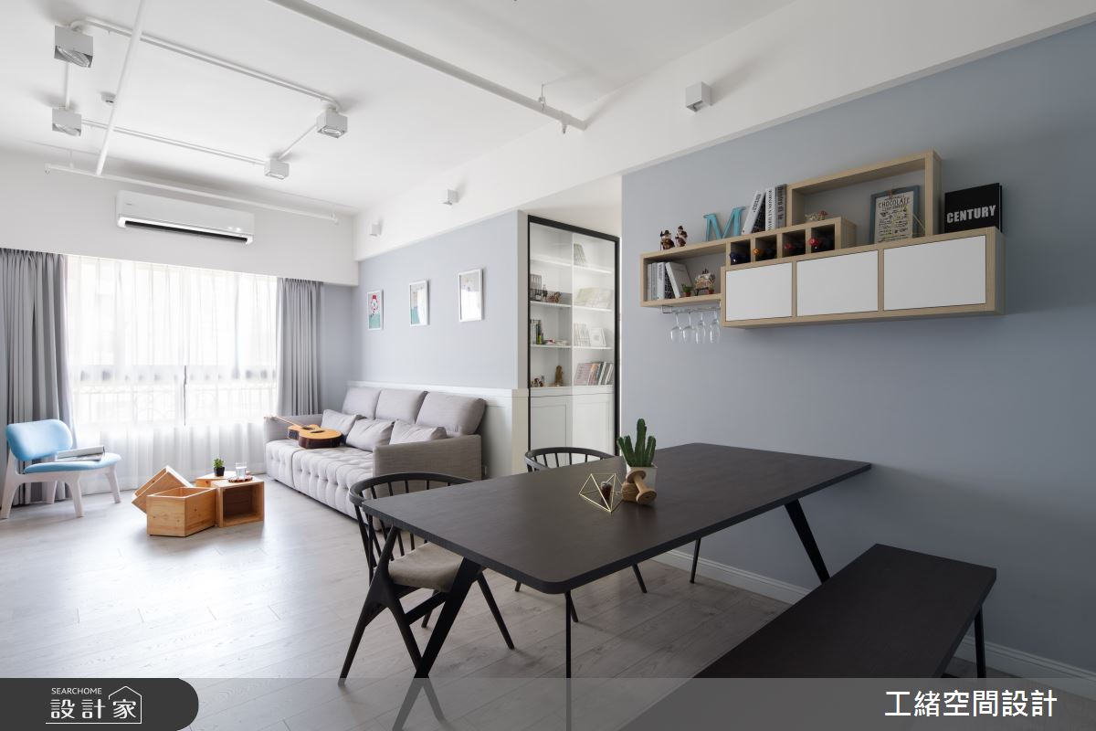 25坪新成屋(5年以下)＿北歐風餐廳案例圖片＿工緒空間設計＿工緒_04之4