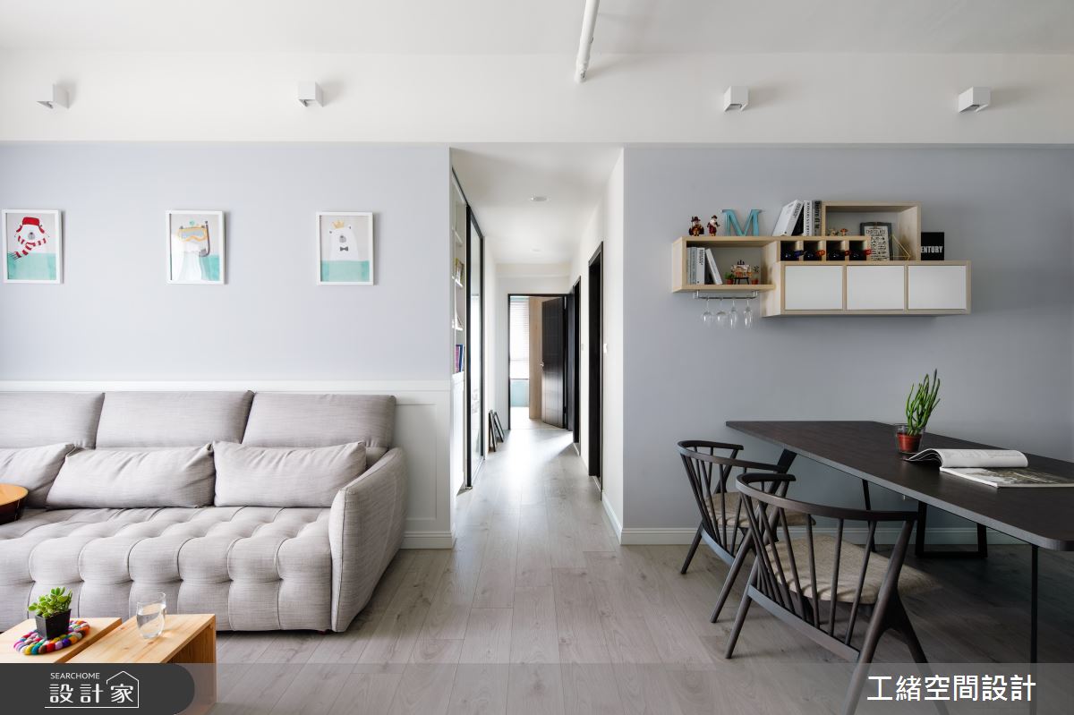 25坪新成屋(5年以下)＿北歐風走廊案例圖片＿工緒空間設計＿工緒_04之15