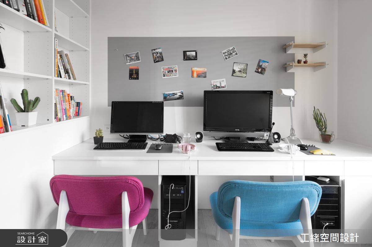 25坪新成屋(5年以下)＿北歐風書房案例圖片＿工緒空間設計＿工緒_04之17