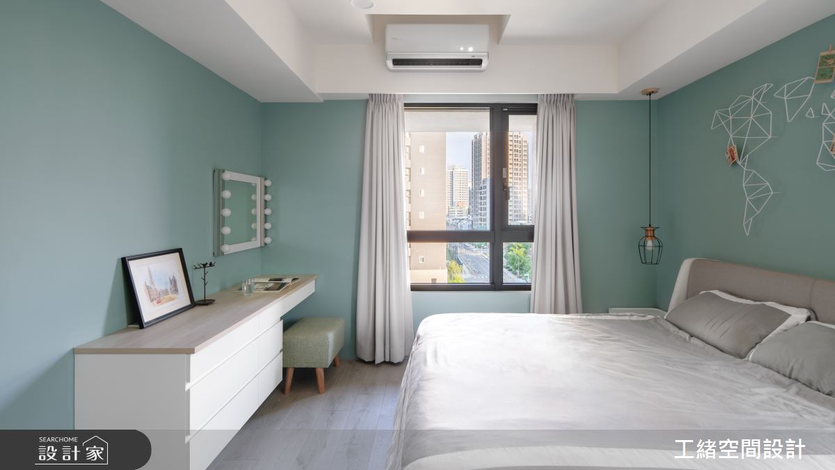 25坪新成屋(5年以下)＿北歐風臥室案例圖片＿工緒空間設計＿工緒_04之21