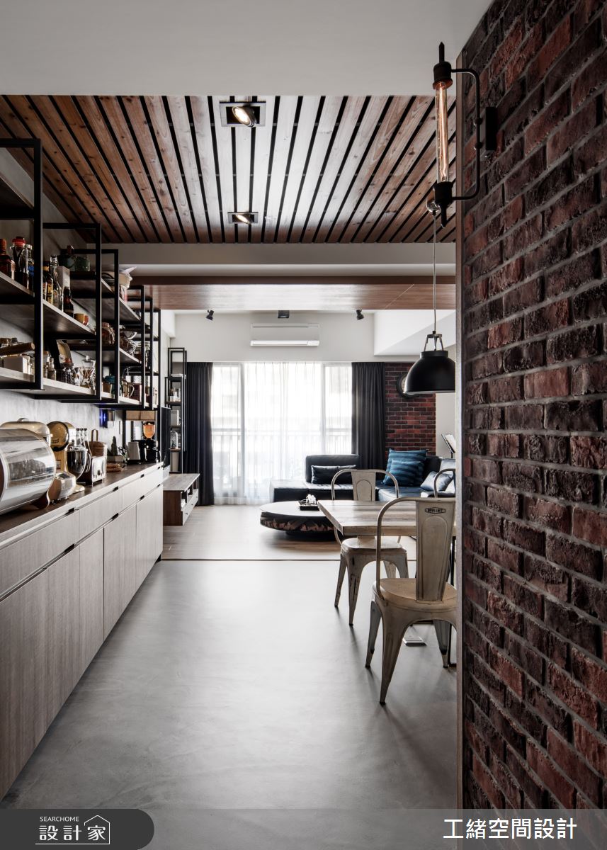 32坪新成屋(5年以下)＿輕工業風玄關案例圖片＿工緒空間設計＿工緒_05之2