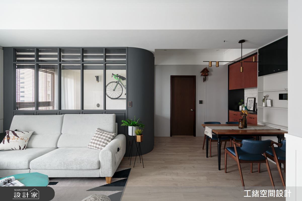 25坪新成屋(5年以下)＿混搭風客廳餐廳案例圖片＿工緒空間設計＿工緒_12之12