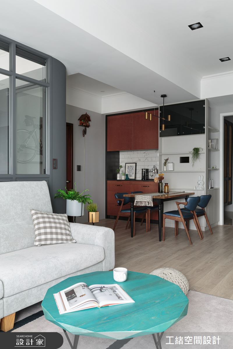 25坪新成屋(5年以下)＿混搭風客廳案例圖片＿工緒空間設計＿工緒_12之9