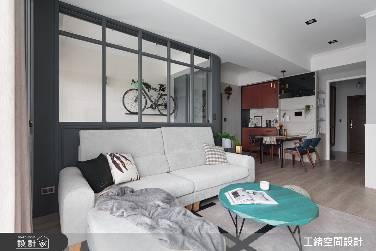 25坪新成屋(5年以下)＿混搭風客廳案例圖片＿工緒空間設計＿工緒_12之7