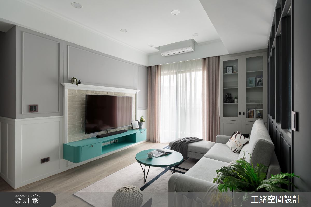 25坪新成屋(5年以下)＿混搭風客廳案例圖片＿工緒空間設計＿工緒_12之5