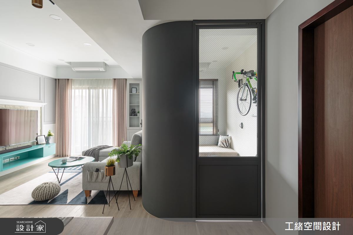 25坪新成屋(5年以下)＿混搭風餐廳書房臥榻案例圖片＿工緒空間設計＿工緒_12之3841