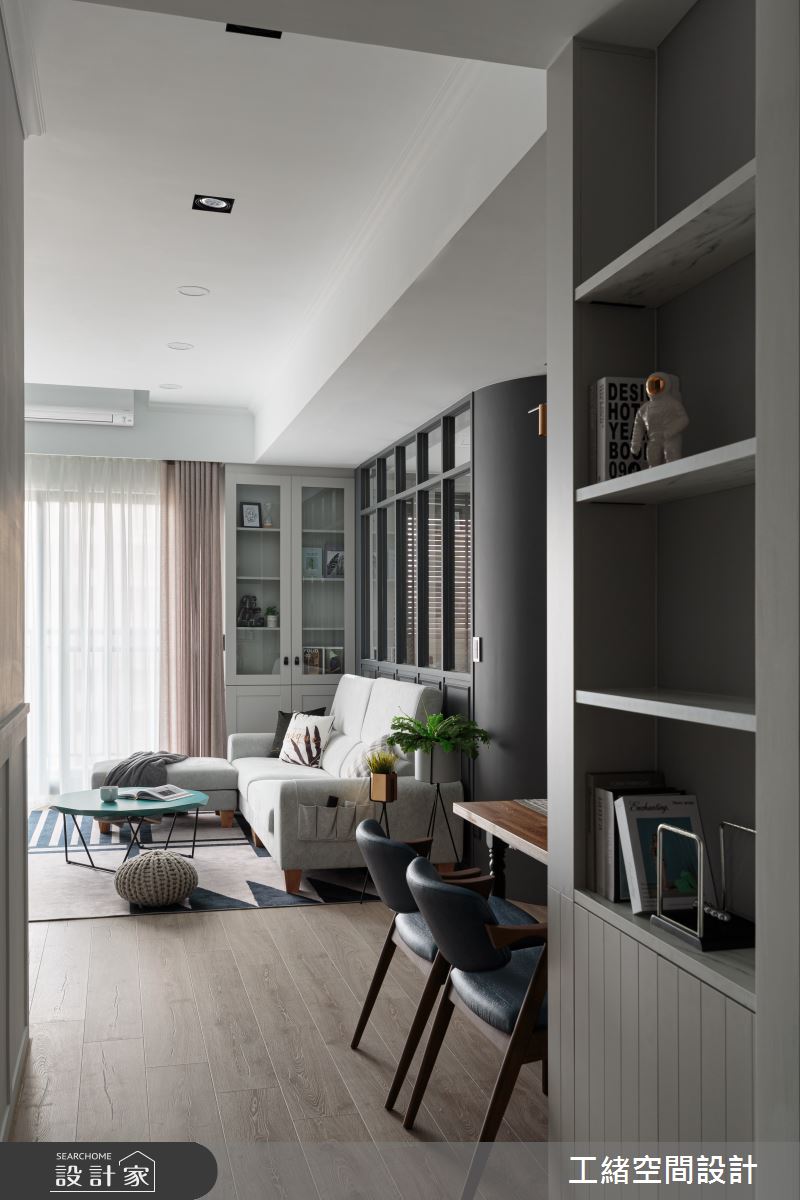 25坪新成屋(5年以下)＿混搭風玄關案例圖片＿工緒空間設計＿工緒_12之3