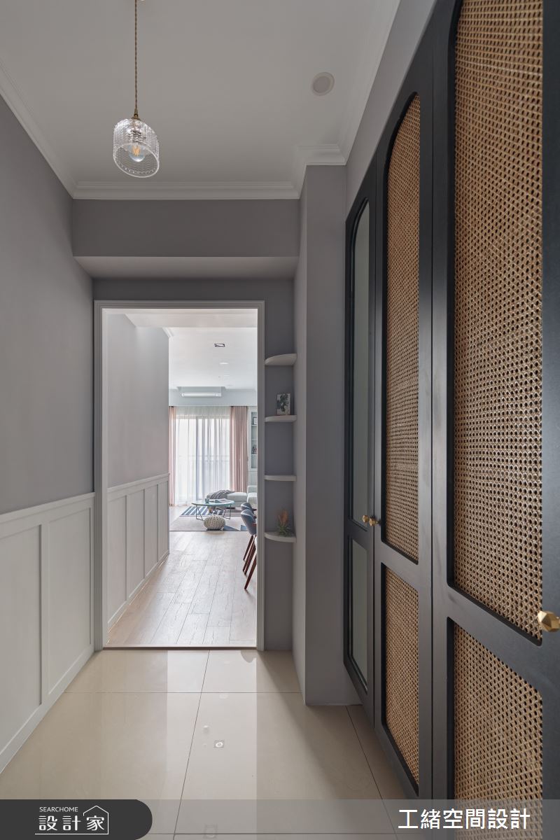 25坪新成屋(5年以下)＿混搭風玄關案例圖片＿工緒空間設計＿工緒_12之2