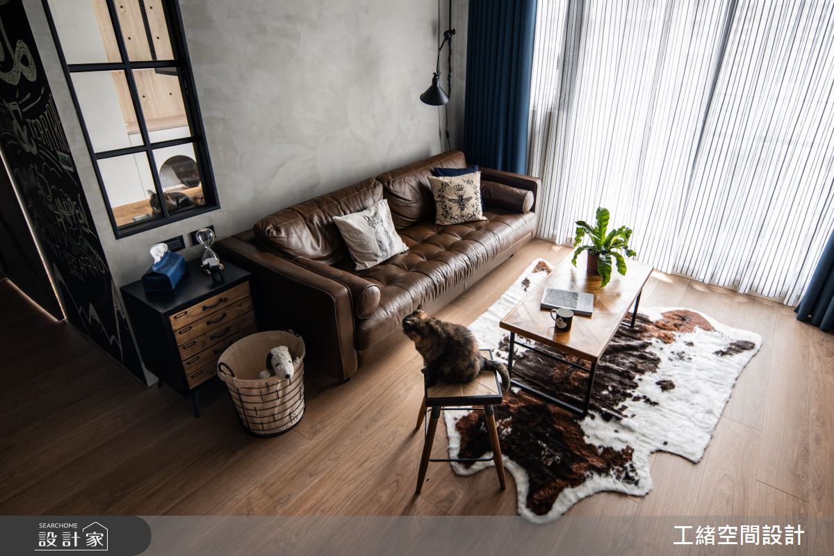 24坪新成屋(5年以下)＿工業風客廳案例圖片＿工緒空間設計＿工緒_13之8