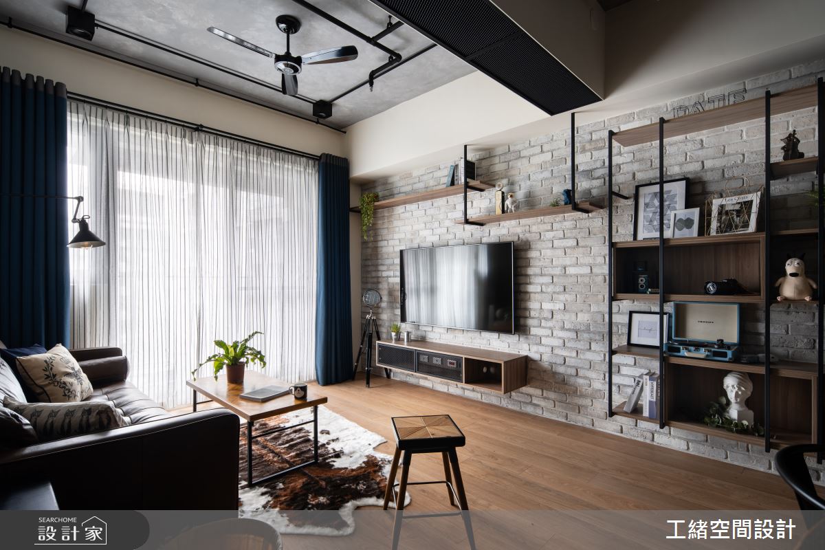 24坪新成屋(5年以下)＿工業風客廳案例圖片＿工緒空間設計＿工緒_13之3