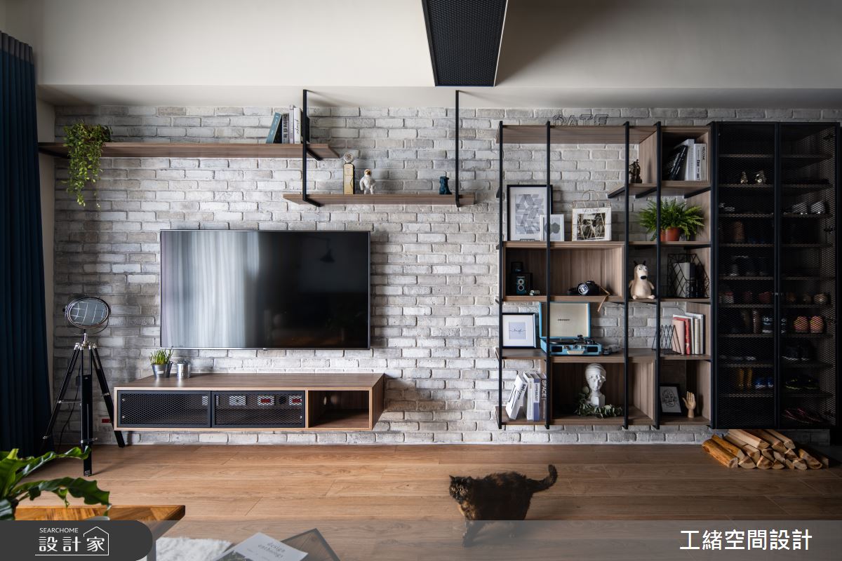 24坪新成屋(5年以下)＿工業風客廳案例圖片＿工緒空間設計＿工緒_13之4