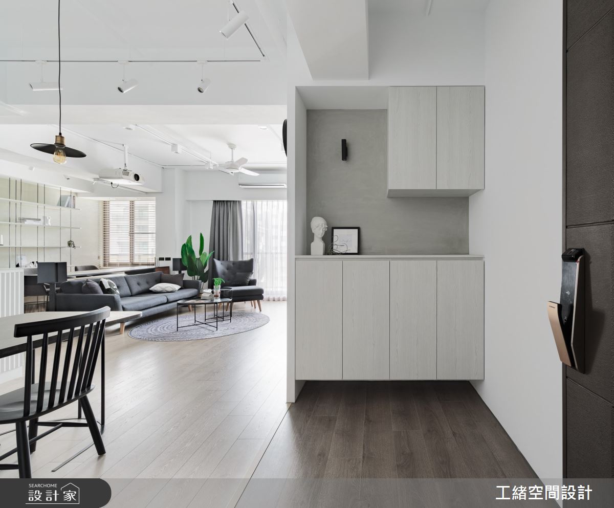 25坪新成屋(5年以下)＿混搭風玄關案例圖片＿工緒空間設計＿工緒_15之1