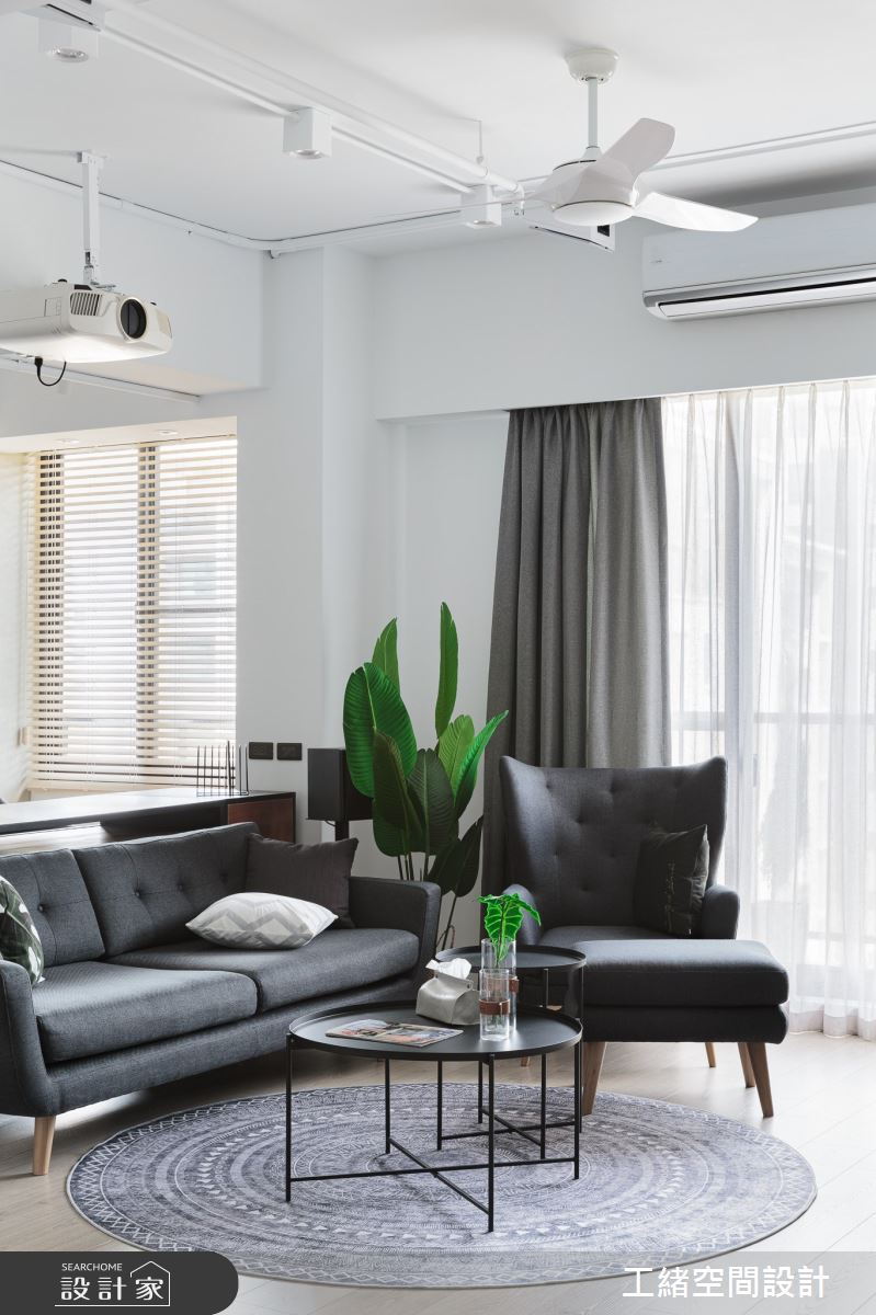 25坪新成屋(5年以下)＿混搭風客廳案例圖片＿工緒空間設計＿工緒_15之7