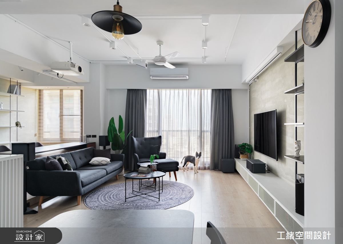25坪新成屋(5年以下)＿混搭風客廳餐廳廚房吧檯案例圖片＿工緒空間設計＿工緒_15之4