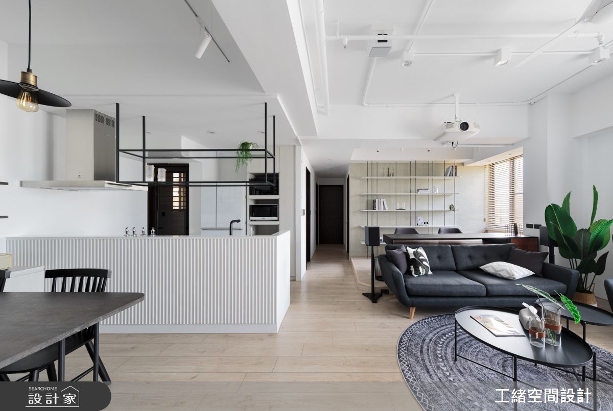 25坪新成屋(5年以下)＿混搭風客廳餐廳廚房吧檯案例圖片＿工緒空間設計＿工緒_15之6